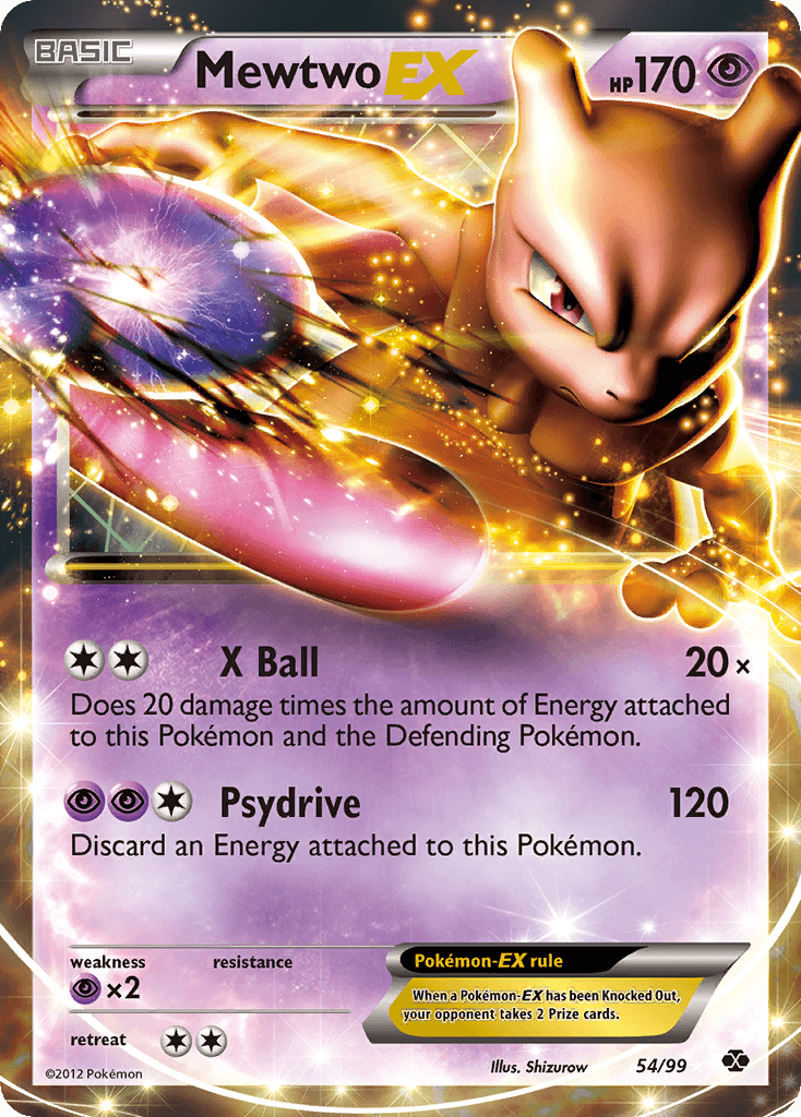Mewtwo-EX Next Destinies card