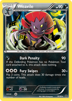 Weavile Next Destinies card