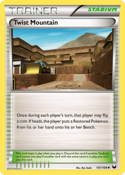 Twist Mountain Dark Explorers card