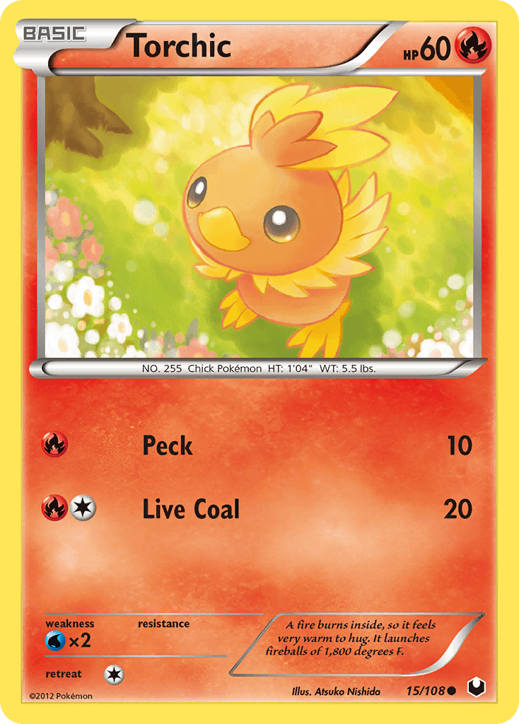 Torchic Dark Explorers card