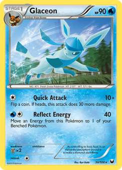 Glaceon Dark Explorers card
