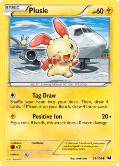 Plusle Dark Explorers card