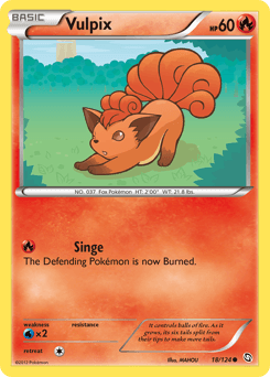 Vulpix Dragons Exalted card