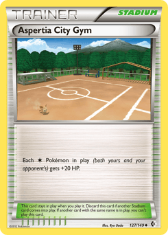 Aspertia City Gym Boundaries Crossed card