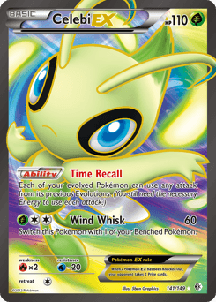 Celebi-EX Boundaries Crossed card