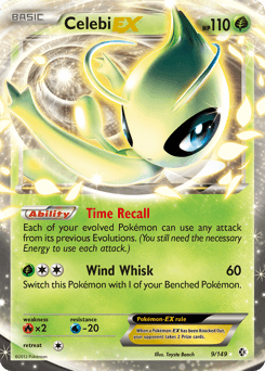 Celebi-EX Boundaries Crossed card