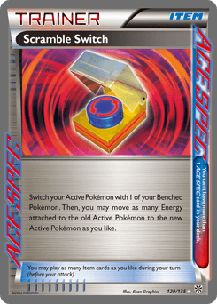 Scramble Switch Plasma Storm card
