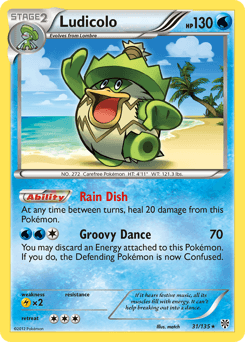 Ludicolo Plasma Storm card