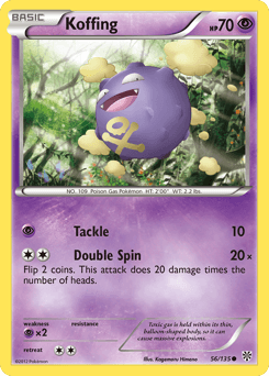 Koffing Plasma Storm card