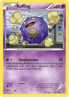 Koffing Plasma Storm card