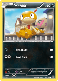 Scraggy Plasma Storm card