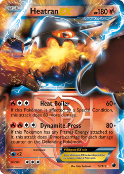 Heatran-EX Plasma Freeze card