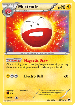 Electrode Plasma Freeze card