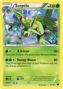 Sceptile Plasma Freeze card