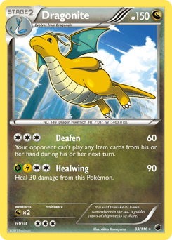 Dragonite Plasma Freeze card
