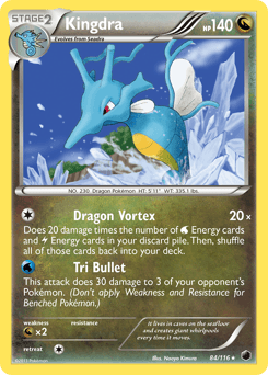 Kingdra Plasma Freeze card