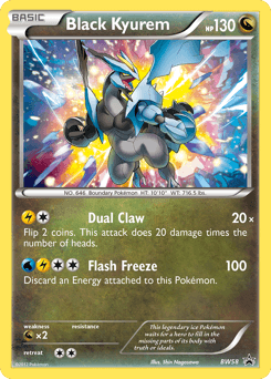 Black Kyurem BW Black Star Promos card