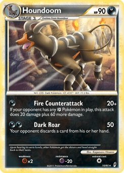 Houndoom Call of Legends card
