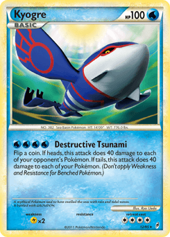 Kyogre Call of Legends card
