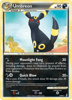 Umbreon Call of Legends card