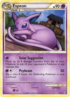 Espeon Call of Legends card