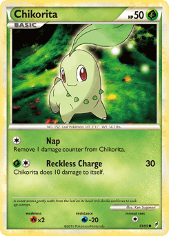 Chikorita Call of Legends card