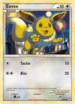 Eevee Call of Legends card