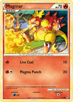 Magmar Call of Legends card