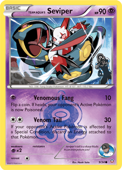 Team Aqua's Seviper Double Crisis card