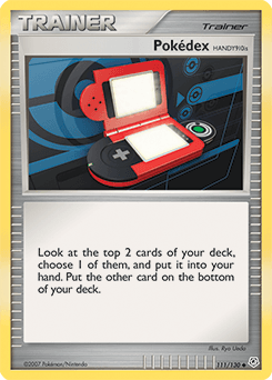 Pokédex HANDY910is Diamond & Pearl card