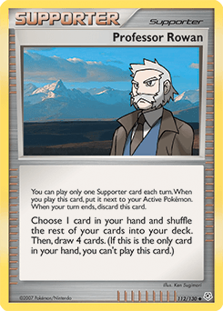 Professor Rowan Diamond & Pearl card