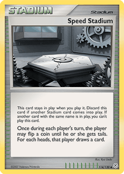 Speed Stadium Diamond & Pearl card