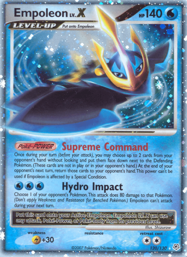 Empoleon LV.X Diamond & Pearl card