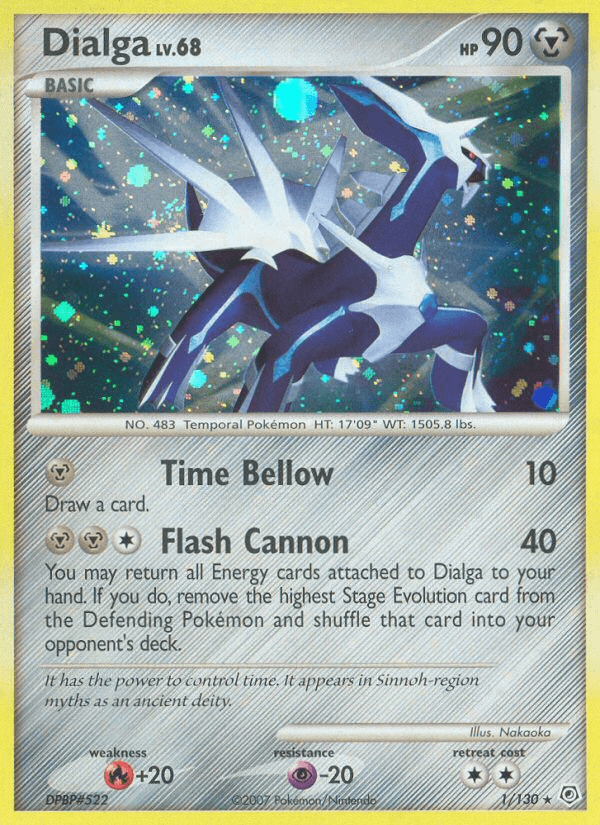 Dialga Diamond & Pearl card