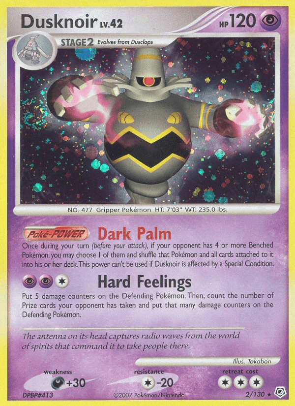 Dusknoir Diamond & Pearl card
