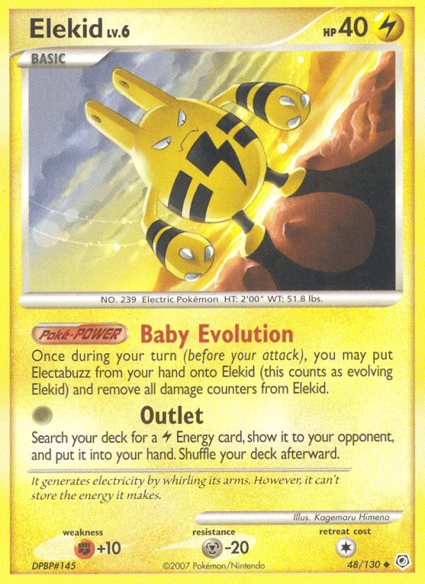 Elekid Diamond & Pearl card