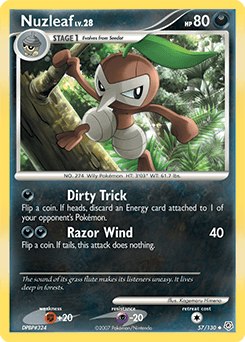 Nuzleaf Diamond & Pearl card