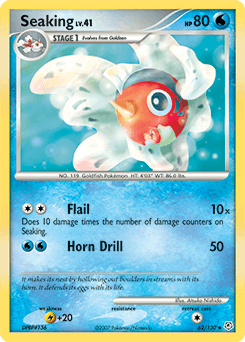 Seaking Diamond & Pearl card