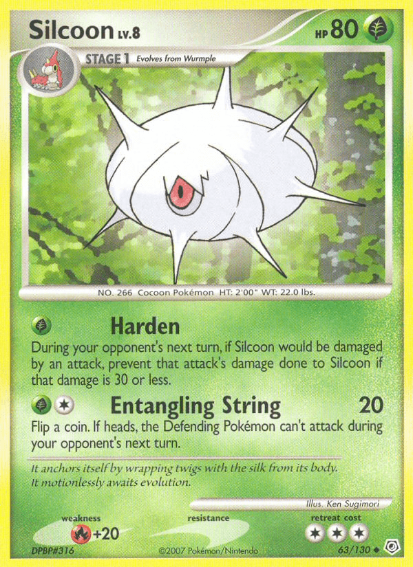 Silcoon Diamond & Pearl card