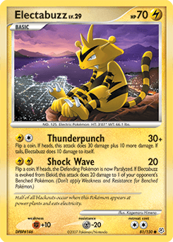 Electabuzz Diamond & Pearl card