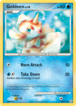 Goldeen Diamond & Pearl card