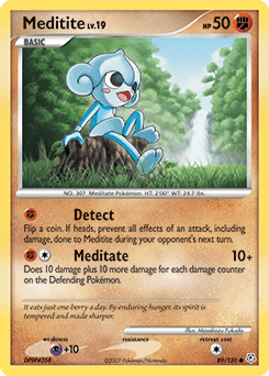 Meditite Diamond & Pearl card