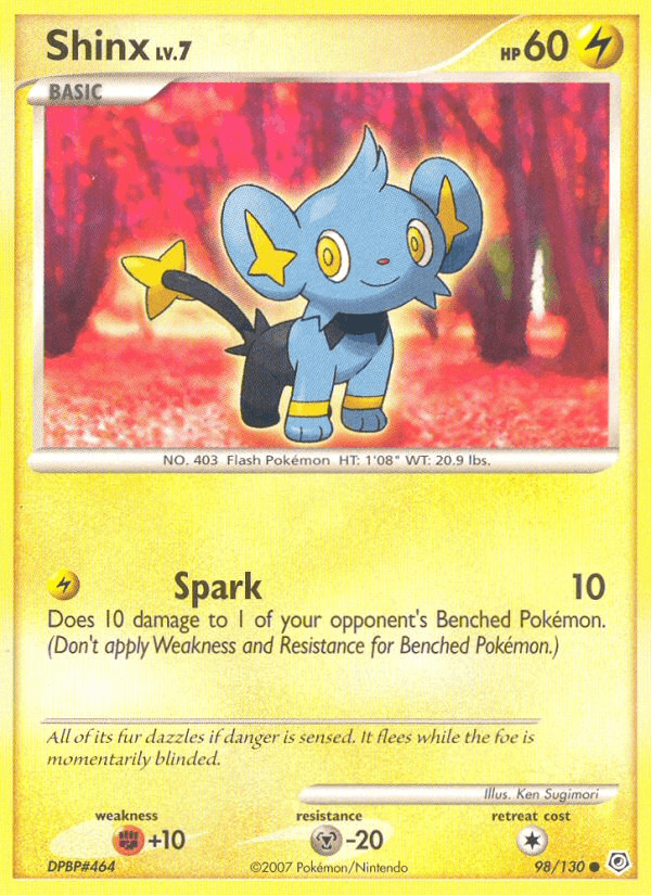 Shinx Diamond & Pearl card