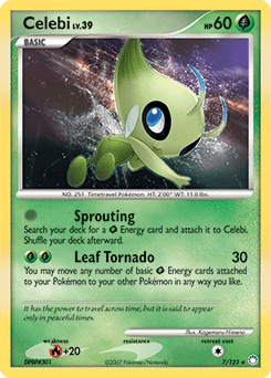 Celebi Mysterious Treasures card