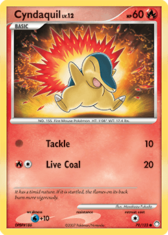 Cyndaquil Mysterious Treasures card