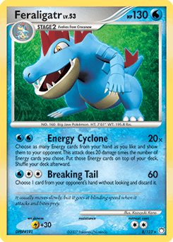 Feraligatr Mysterious Treasures card