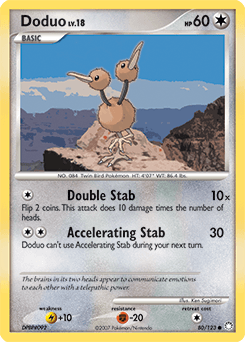 Doduo Mysterious Treasures card