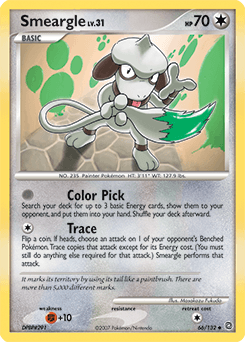 Smeargle Secret Wonders card