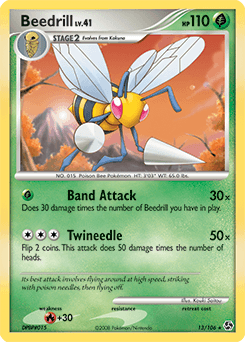 Beedrill Great Encounters card