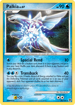 Palkia Great Encounters card